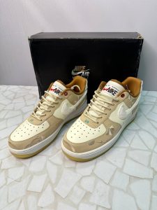 کتونی نایک ایرفورس Nike Air Force قهوه‌ای