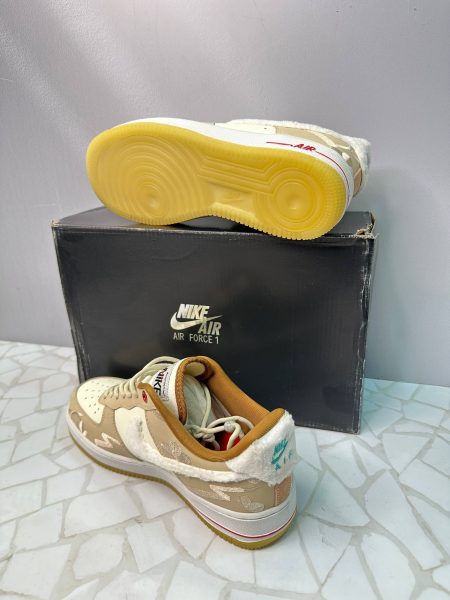 کتونی نایک ایرفورس Nike Air Force قهوه‌ای