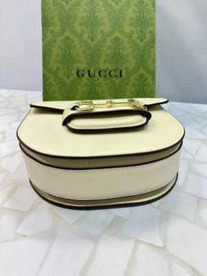 کیف دوشی زنانه گوچی Gucci شیری