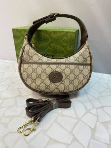 کیف دوشی زنانه گوچی هلالی