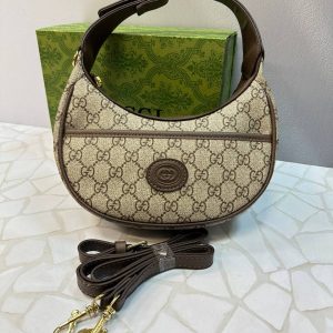 کیف دوشی زنانه گوچی هلالی