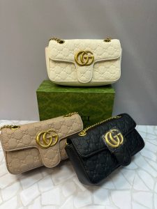 کیف دوشی و دستی زنانه گوچی Gucci مدل اسپرت طرح برجسته