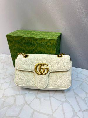 کیف دوشی و دستی زنانه گوچی Gucci مدل اسپرت طرح برجسته