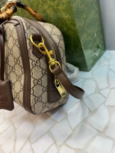 کیف دستی زنانه گوچی Gucci دسته بامبو صندوقی