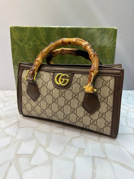 کیف دستی کلاسیک زنانه گوچی Gucci دسته بامبو