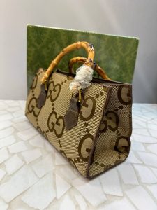 کیف دستی کلاسیک زنانه گوچی Gucci دسته بامبو