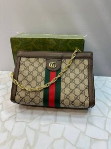 کیف دستی مجلسی زنانه گوچی Gucci زنجیر طلایی