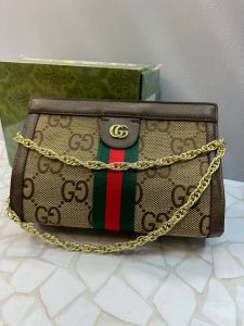 کیف دستی مجلسی زنانه گوچی Gucci زنجیر طلایی