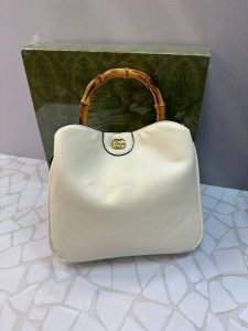 کیف دستی و دوشی زنانه گوچی Gucci دسته بامبو