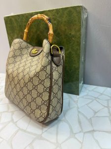 کیف دستی و دوشی زنانه گوچی Gucci دسته بامبو