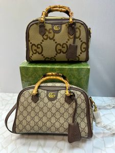 کیف دستی زنانه گوچی Gucci دسته بامبو صندوقی