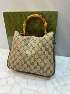 کیف دستی و دوشی زنانه گوچی Gucci دسته بامبو