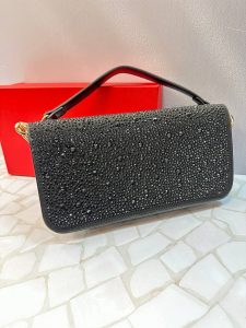 کیف مجلسی زنانه Valentino دستی و دوشی با نگین‌کاری جذاب