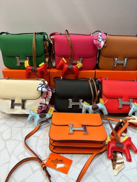 کیف دوشی هرمس زنانه چرمی