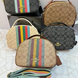 کیف دستی زنانه برند کوچ طرح پرچمی