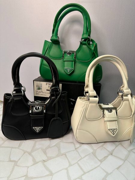 کیف دستی پرادا زنانه مدل کمربندی چرمی | طراحی لوکس و سبک کلاسیک