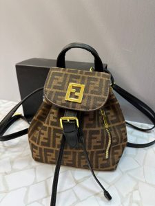 کوله پشتی فندی زنانه مدل کلاسیک چهار رنگ | طراحی اسپرت و چرمی شیک