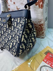 کیف دوشی دیوور منوگرام آبی زنانه