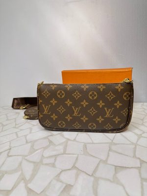 کیف سه‌تیکه لویی ویلتون زنانه مدل دوشی لوکس با بند قابل‌تنظیم