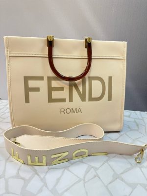 کیف دستی فندی زنانه مدل کلاسیک دوشی و دستی – چرم لوکس با طراحی مدرن