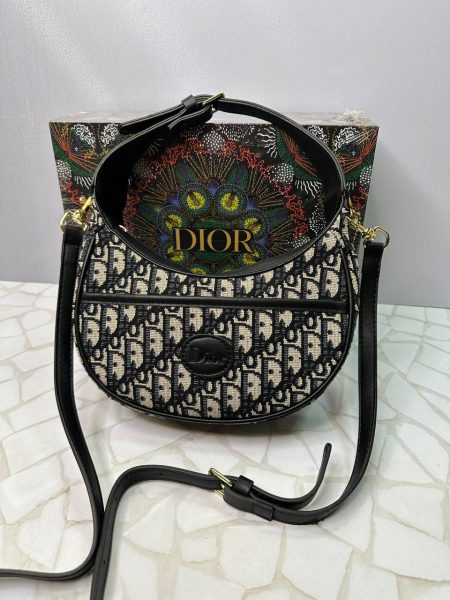 کیف دیور مدل ماه منوگرام مشکی