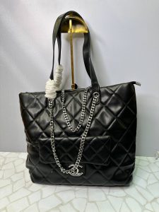 کیف دستی زنانه مشکی بزرگ شنل