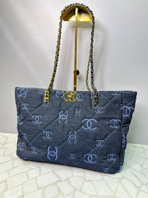 کیف جین شنل آبی