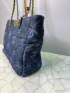 کیف جین شنل آبی