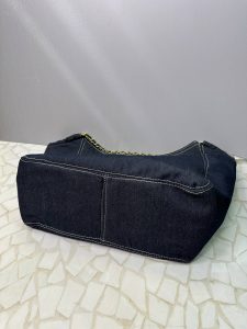 کیف بزرگ جین شنل مدل دوشی و دستی با طراحی جادار