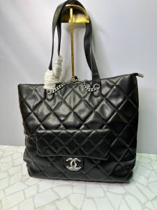 کیف دستی زنانه مشکی بزرگ شنل