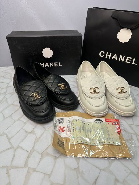 کالج شنل Chanel چرمی زنانه مدل لوفر