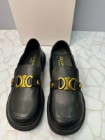 کالج سلین Celine چرمی زنانه مدل لوفر کلاسیک