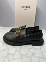 کالج سلین Celine چرمی زنانه مدل لوفر کلاسیک