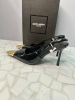 کفش پاشنه بلند ایو سن لورن زنانه مدل لوگودار YSL خاص و لوکس Saint Laurent